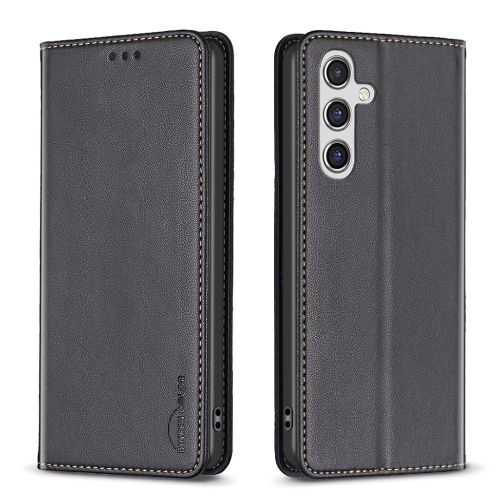 BINFEN COLOR Samsung Galaxy S25 FE Cover with Stand - Black — BINFEN