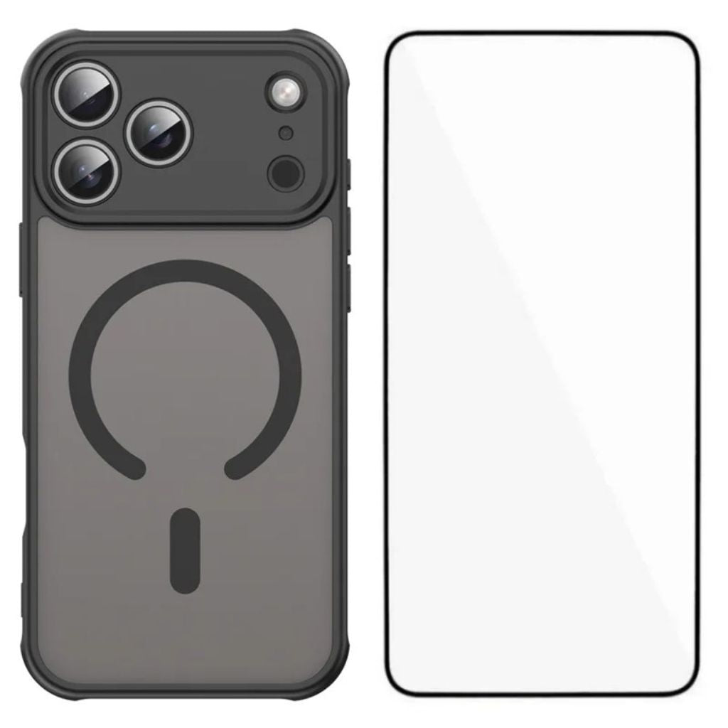 iPhone 18 Pro Max MagSafe Case with Screen Protector - Black — Övrigt