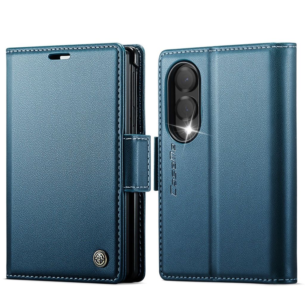CASEME Samsung Galaxy Z Fold8 Wallet Cover RFID Blocking - Blue — CASEME