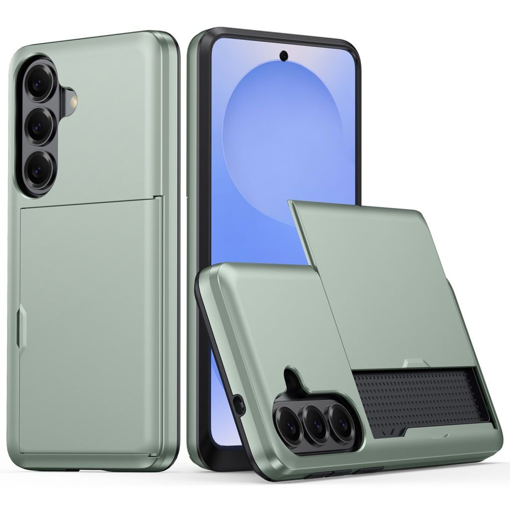 AMORUS Samsung Galaxy S26/S26 Pro Case Card Holder - Army Green — AMORUS