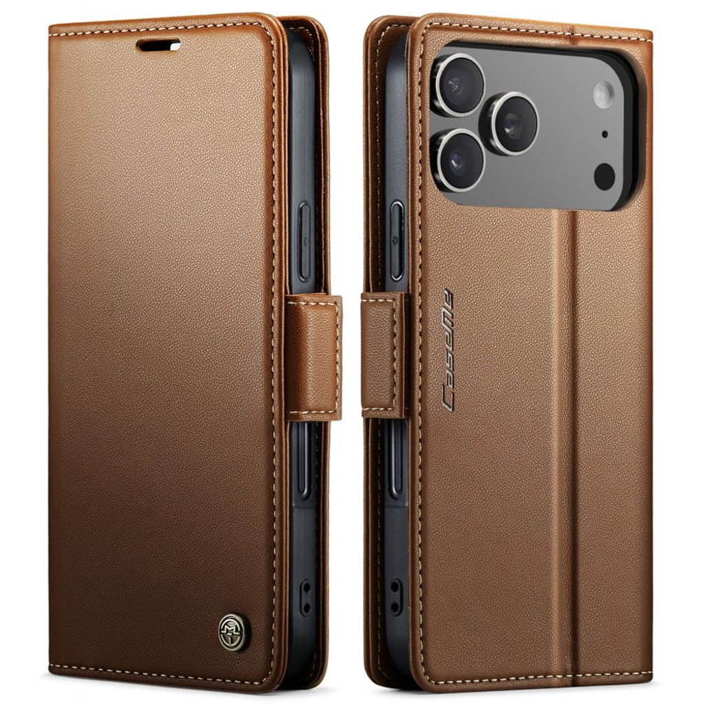 CASEME iPhone 17 Pro Cover with Card Slots - Brown