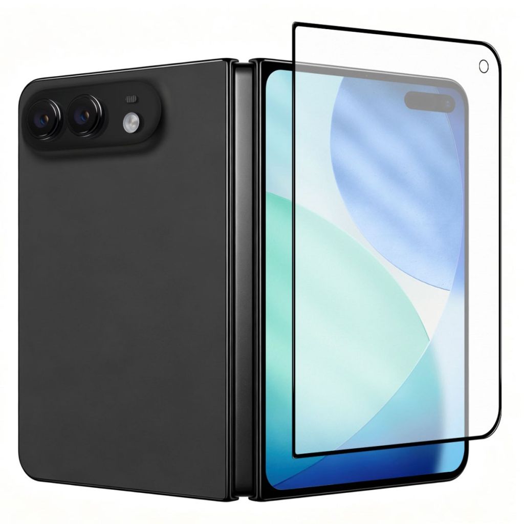 iPhone Duo Screen Protector Matte Tempered Glass - Black — Övrigt