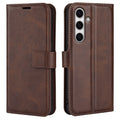 Samsung Galaxy S24 FE phone cover with a stand - Brown — Samsung
