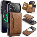 MAGKING iPhone 18 Pro Max/17 Pro Max MagSafe Case with Removable Wallet - Brown — MAGKING