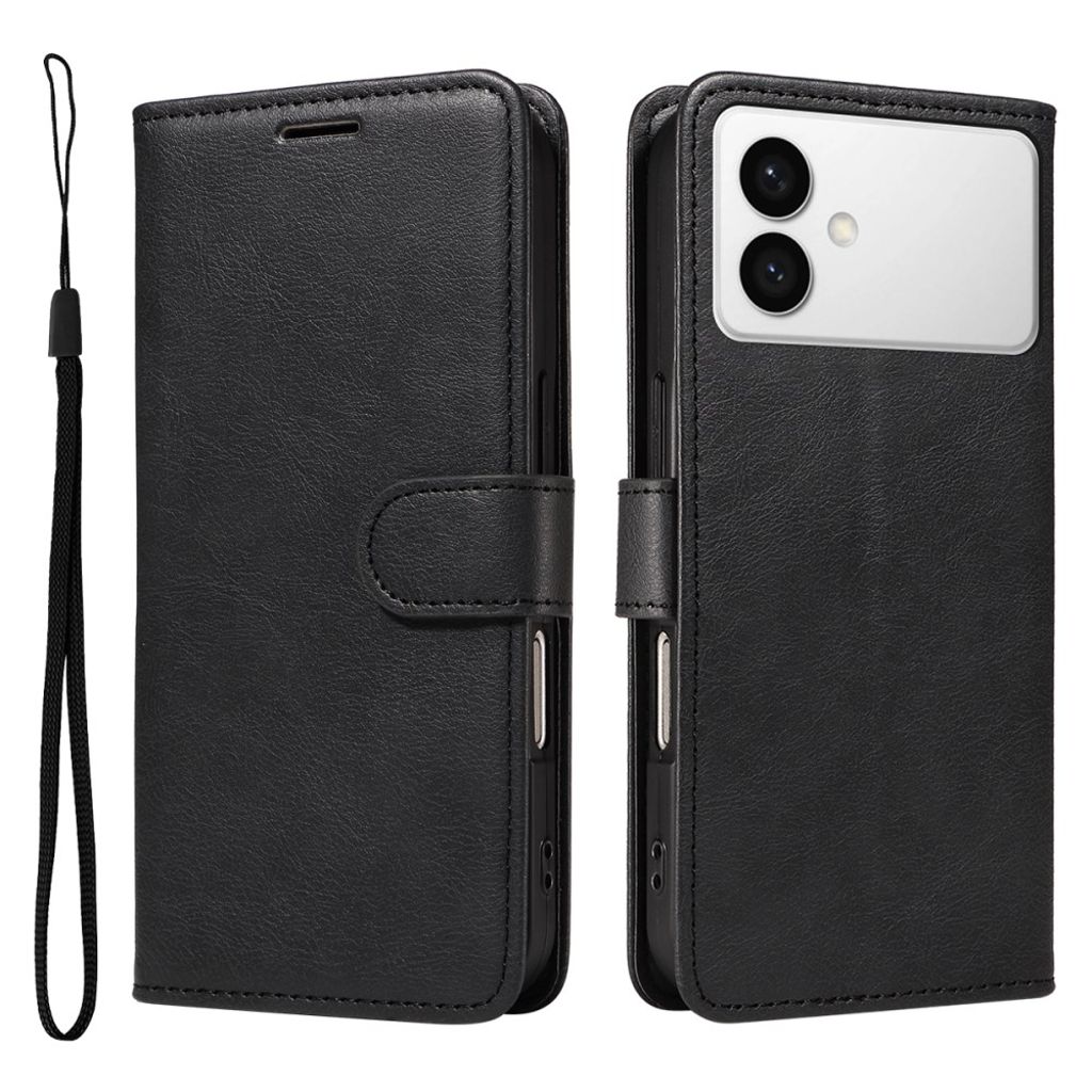 Samsung Galaxy S26 Edge Cover with Carrying strap - Black