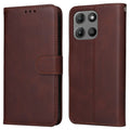 Motorola Moto G15 4G / G15 Power 4G Cover with Card slots - Brown — Övrigt