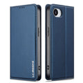 LC.IMEEKE iPhone 17e/16e Wallet Cover Stand Card Holder - Blue