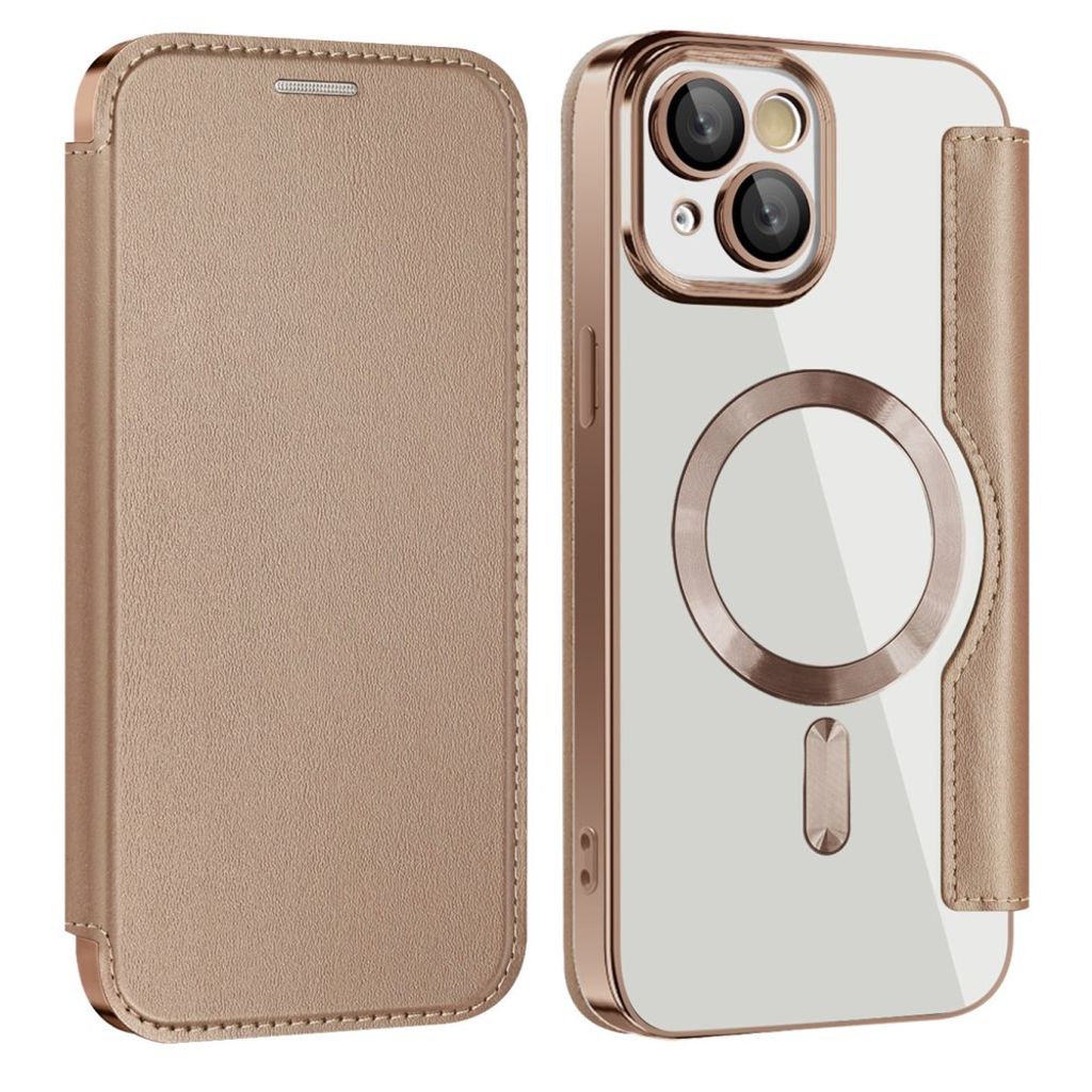 AMORUS iPhone 15 Plus Cover with MagSafe - Gold