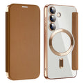 Samsung Galaxy S24 Magsafe Cover - Brown — Samsung
