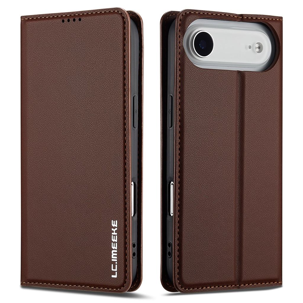 LC.IMEEKE iPhone Air Wallet Cover - Brown