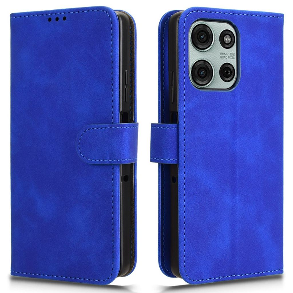 Motorola Moto G75 5G Wallet Cover - Blue — Övrigt
