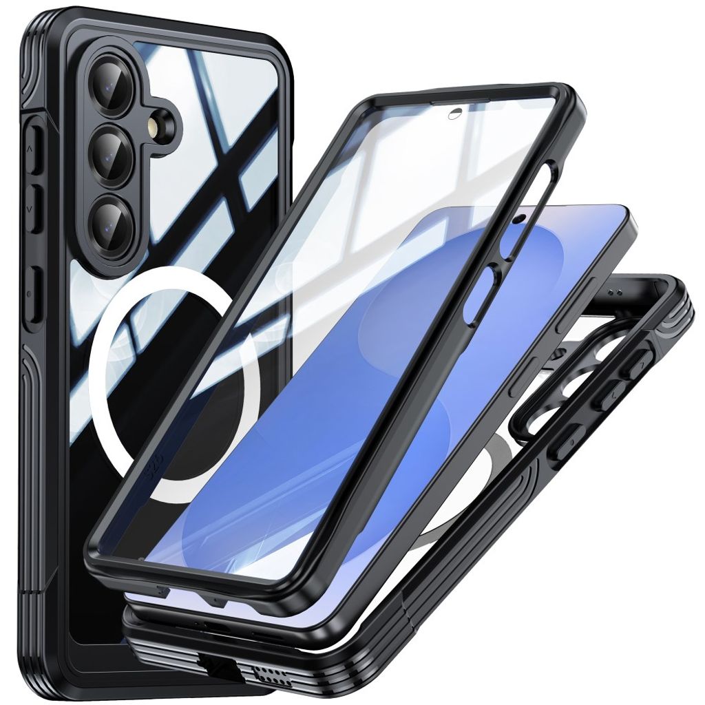 Samsung Galaxy S26 Plus MagSafe Case Built-in Screen Protector - Black
