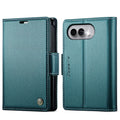 CASEME iPhone Duo Wallet Cover RFID-blocking - Green — CASEME