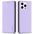 BINFEN COLOR iPhone 16 Pro Wallet Cover with Card Slots – Purple