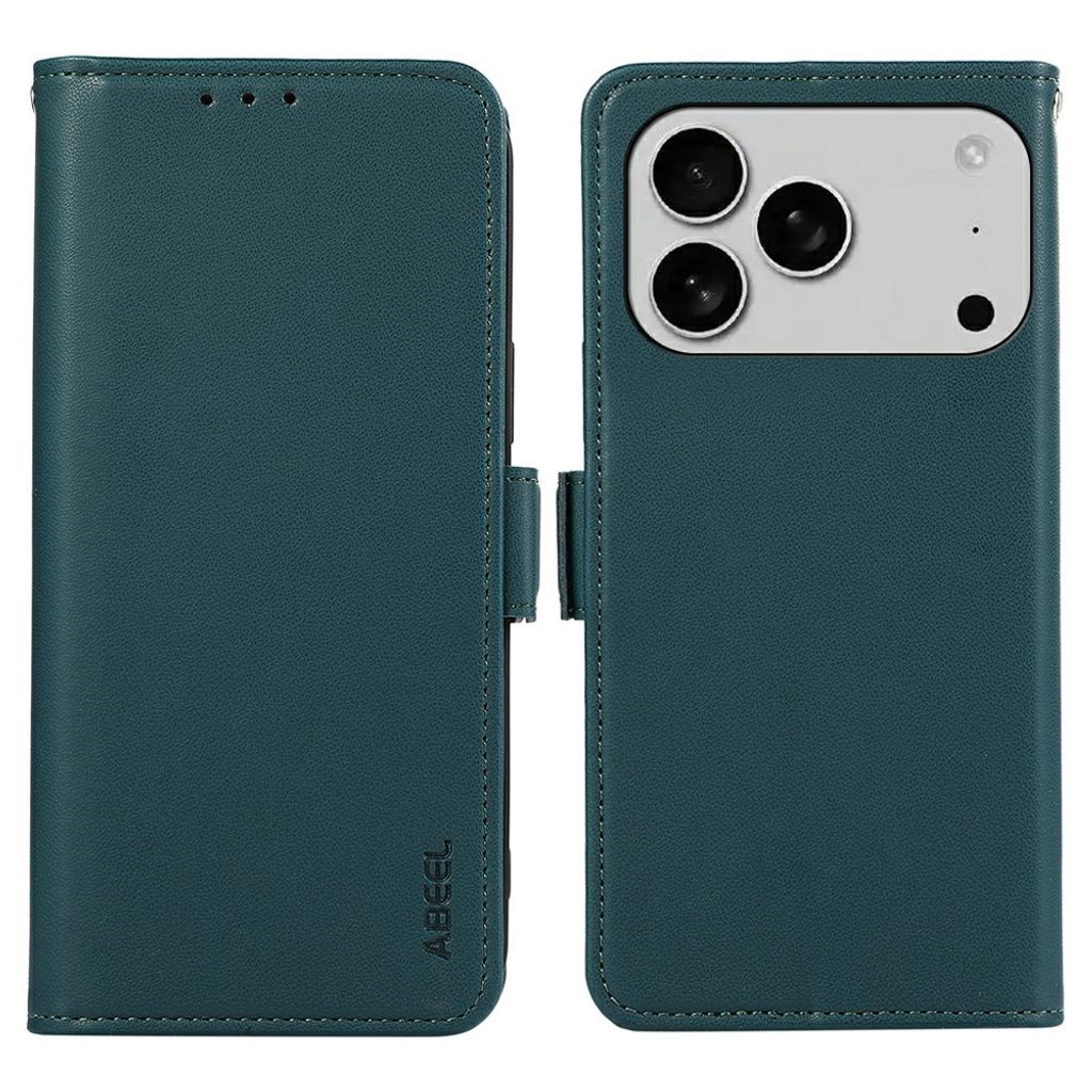 ABEEL iPhone 18 Pro Max/17 Pro Max Wallet Cover RFID Blocking - Green — ABEEL