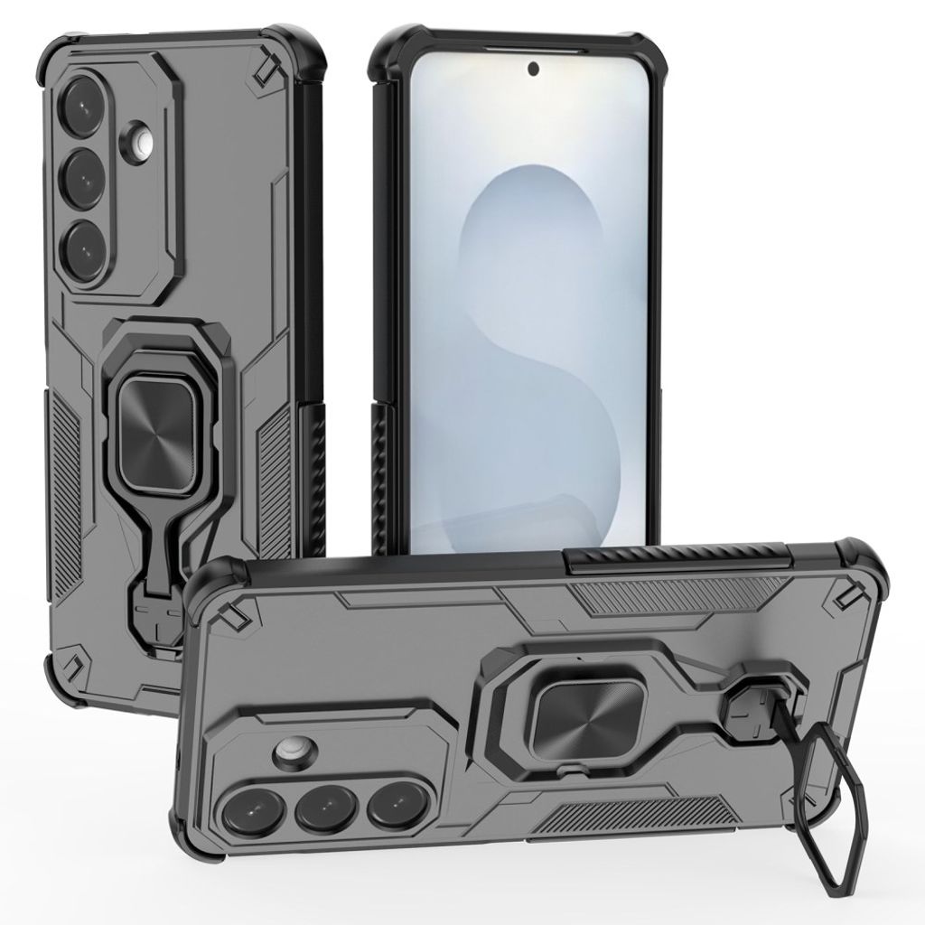 Samsung Galaxy S26 Case with Ring Holder - Black
