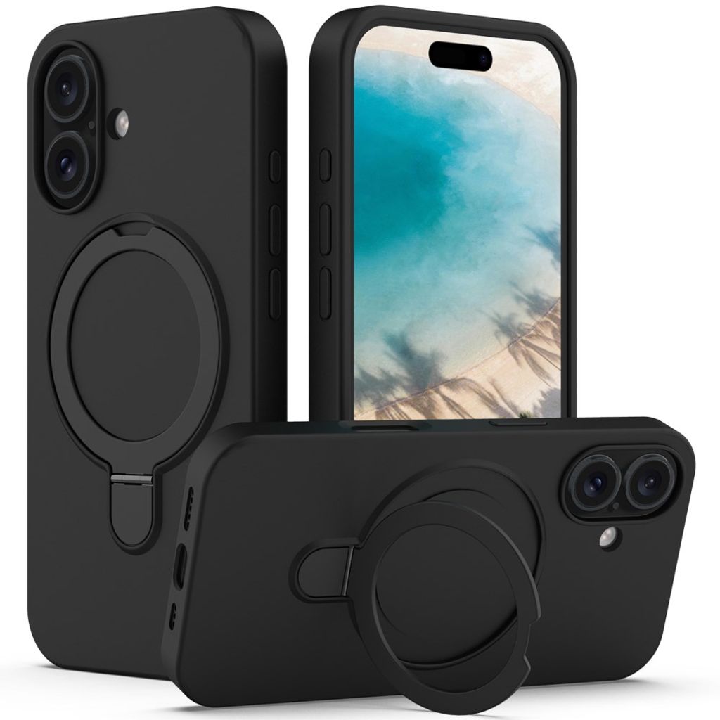 iPhone 16 Plus MagSafe Kickstand Case - Black