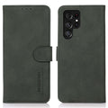 KHAZNEH Samsung Galaxy S25 Ultra Wallet Cover with Stand - Green — KHAZNEH