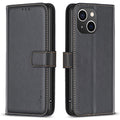 BINFEN COLOR iPhone 15 Wallet Cover Stand - Black
