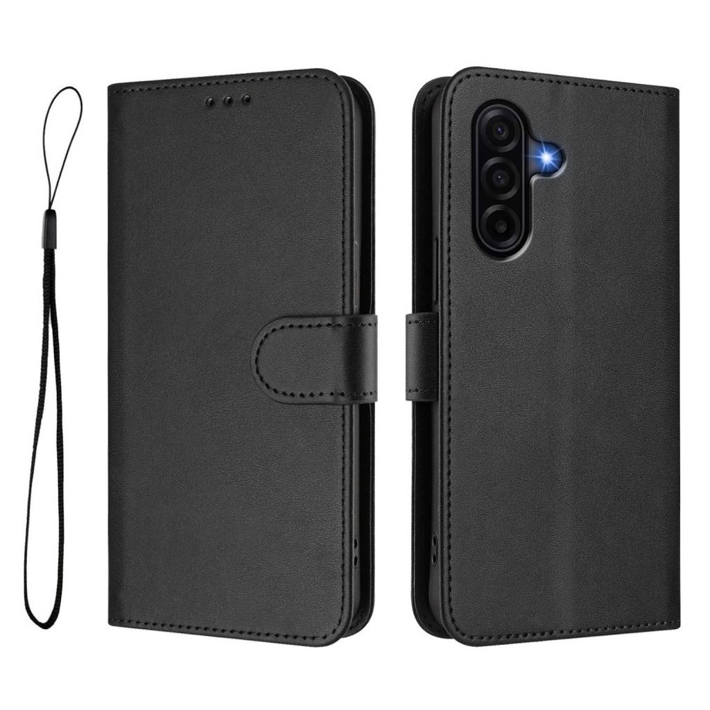 Samsung Galaxy A57 5G Wallet Cover RFID Blocking Stand - Black
