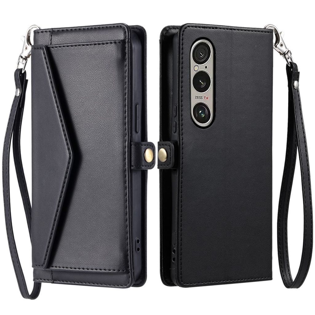 Sony Xperia 1 VII Cover with Carrying strap - Black