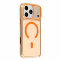 JAUCASE iPhone 18 Pro Max/17 Pro Max MagSafe Case - Transparent/Orange — JAUCASE