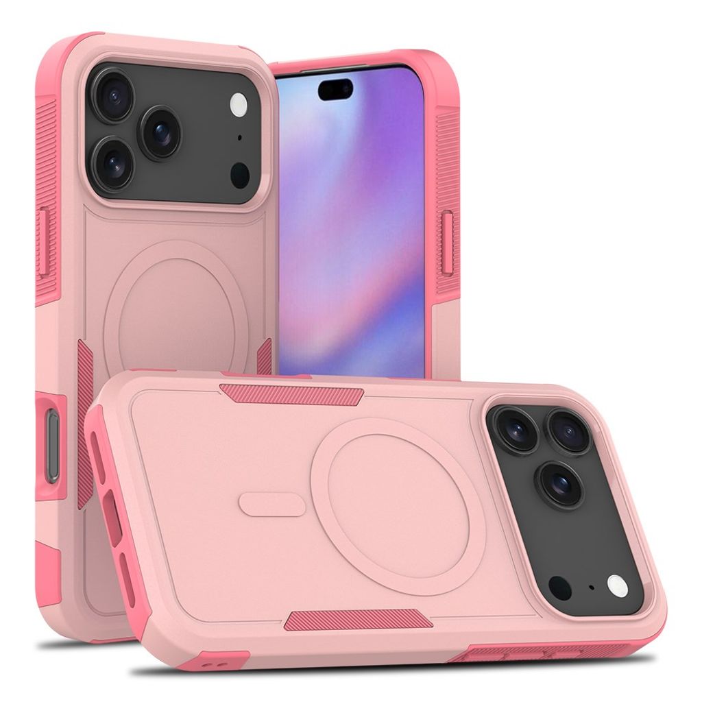 iPhone 18 Pro Max/17 Pro Max MagSafe Case Shockproof - Pink — Övrigt