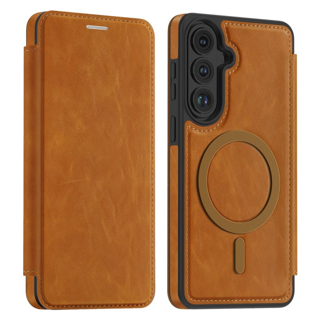 Samsung Galaxy S26 Plus MagSafe Wallet Cover - Brown — Samsung