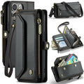 CASEME iPhone 15 Pro Wallet Cover with RFID Blocking – Black