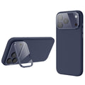 iPhone 17 Pro Max/16 Pro Max Case MagSafe Lens Cover Kickstand - Blue