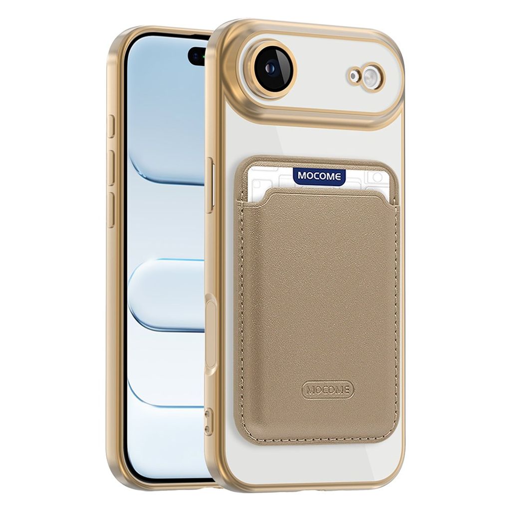 iPhone Air MagSafe Case with Detachable Card Holder - Desert Gold