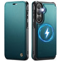 CASEME 053 Samsung Galaxy S25 Plus/S24 Plus Wallet Cover MagSafe - Turquoise — CASEME