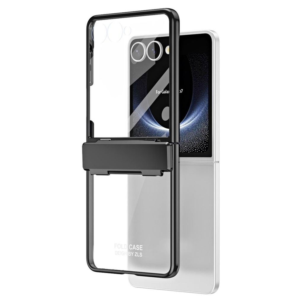 Samsung Galaxy Z Flip7 5G Case with Screen protector - Black