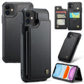 CASEME iPhone 11 Case with 5 Card slots - Black