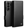 QIALINO Samsung Galaxy Z Fold8 Ultra Wallet Cover in Real Leather - Black — QIALINO