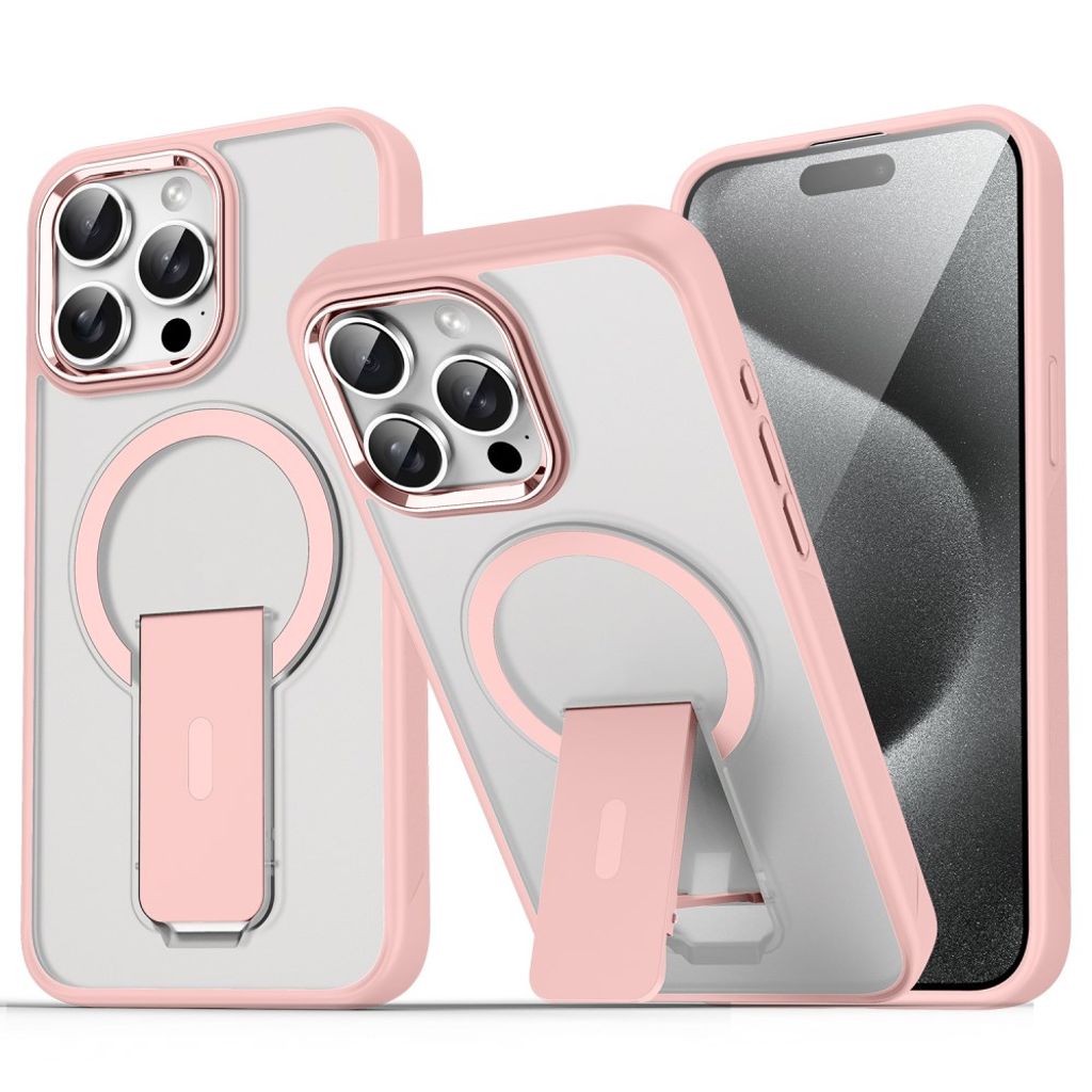 iPhone 14 Pro Max Case MagSafe Compatible Kickstand - Pink