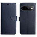Google Pixel 11 Pro XL Wallet Cover Real Leather Stand - Blue — Google