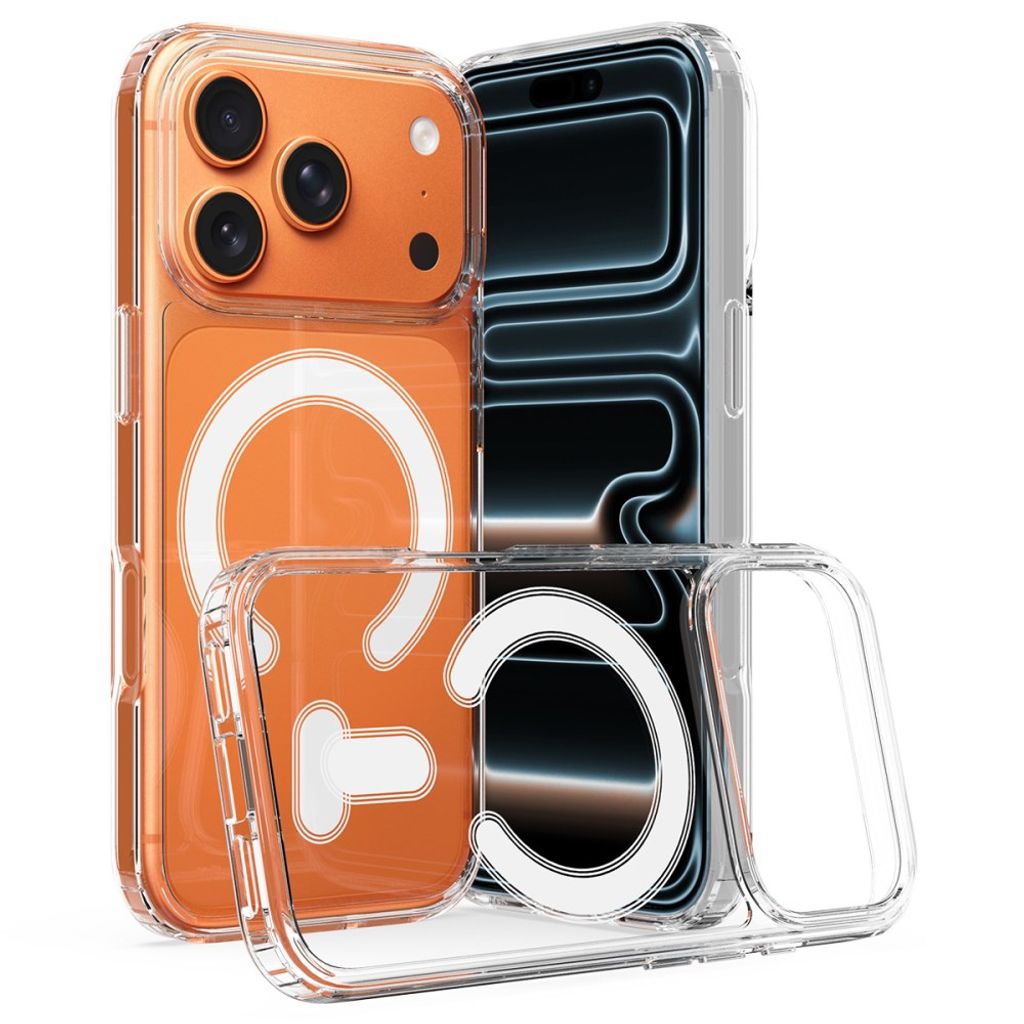Shockproof MagSafe Case iPhone 18 Pro, iPhone 17 Pro - Transparent — Shockproof