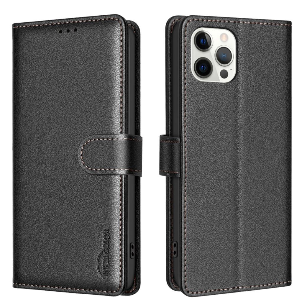 BINFEN COLOR iPhone 12 / 12 Pro Cover - Black — BINFEN
