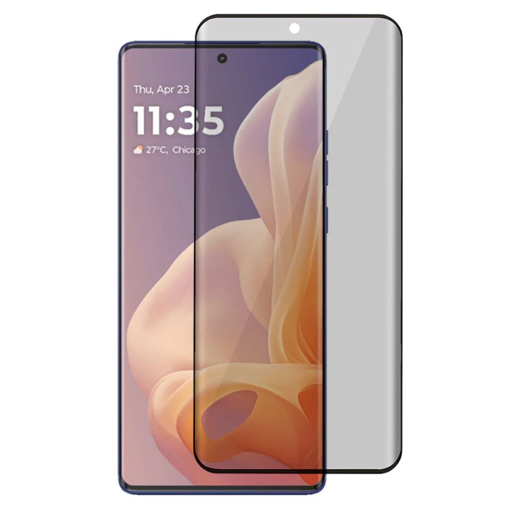 Motorola Moto G85 / S50 Neo 5G Privacy Screen Protector in Tempered Glass — Övrigt
