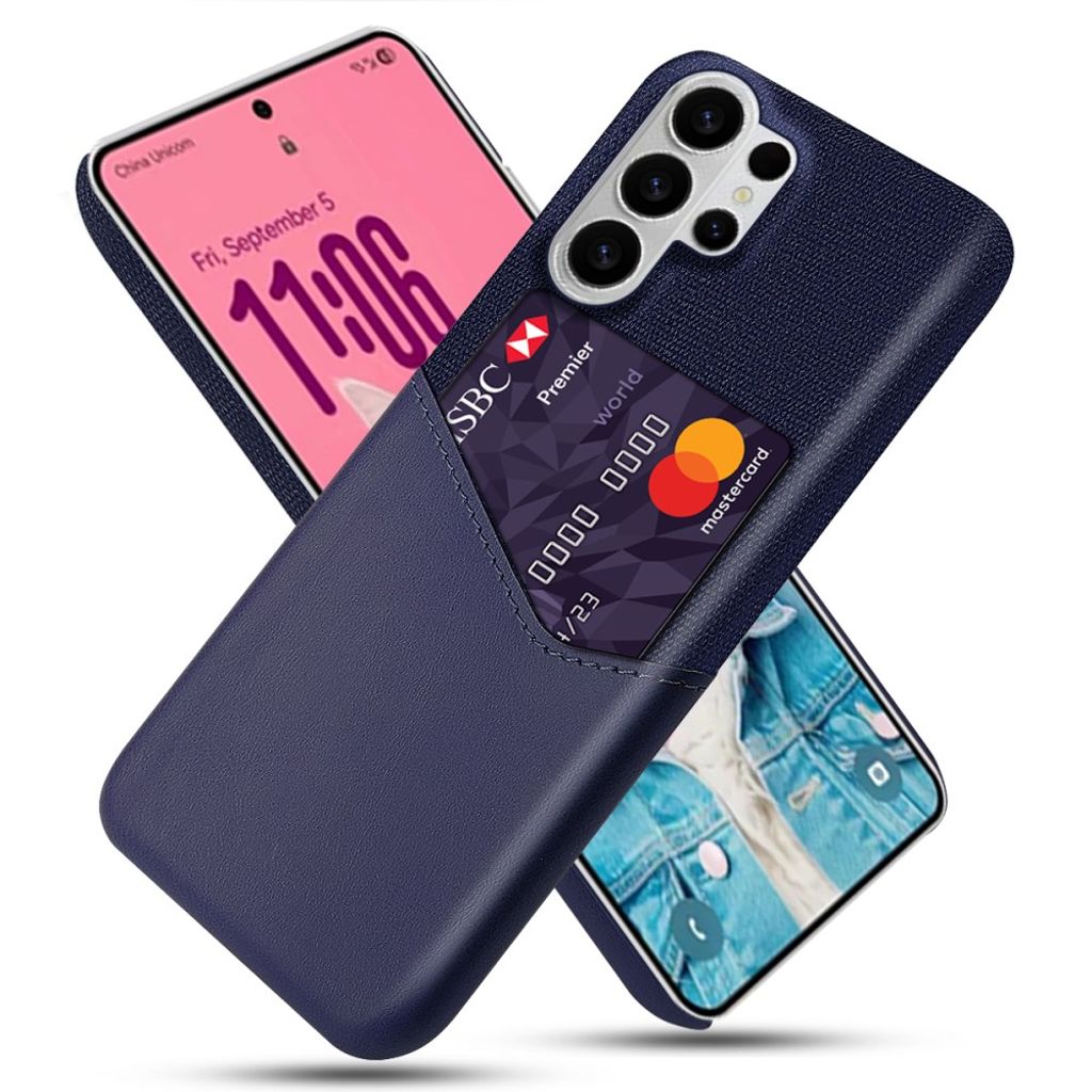 Samsung Galaxy S26 Ultra Case with Card slot - Blue