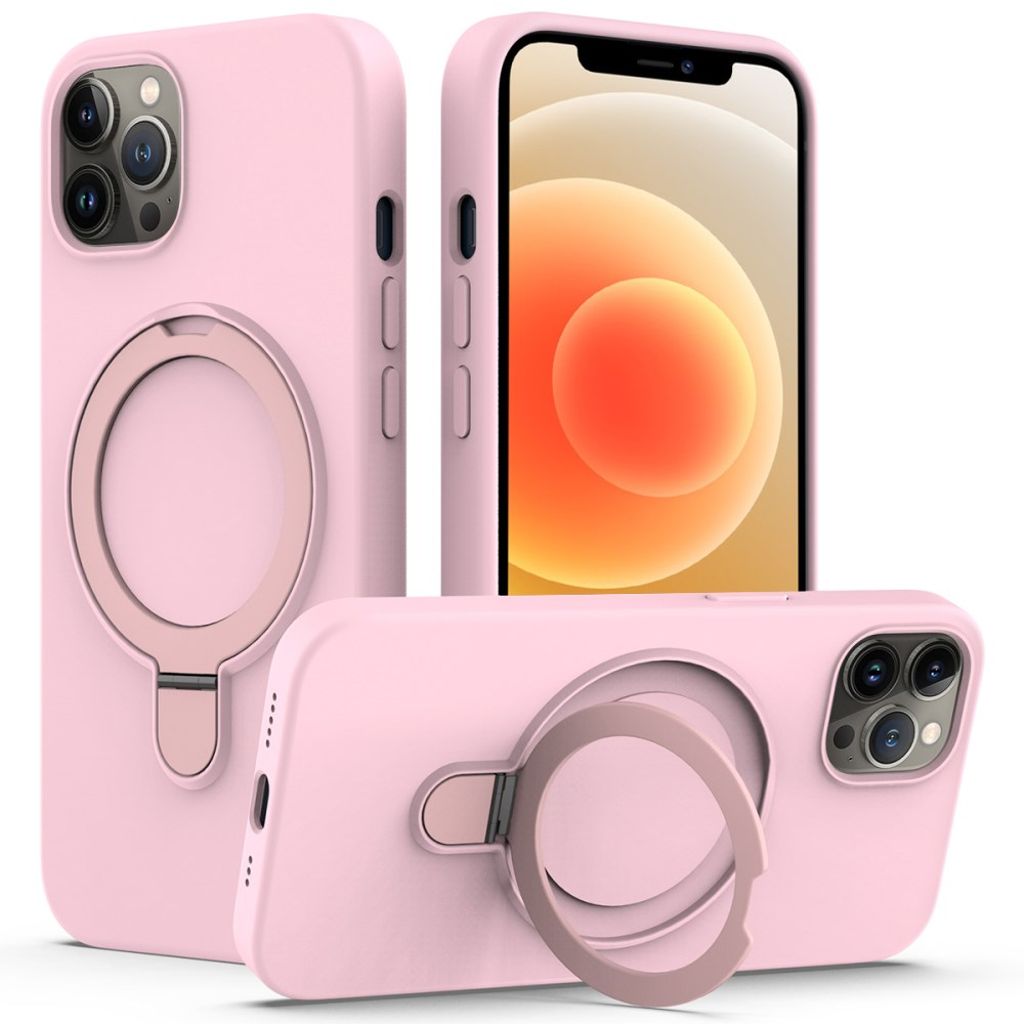 iPhone 12 Pro Max MagSafe Case Ring Stand – Pink