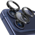 iPhone 18 Pro Max Camera Lens Protector Tempered Glass Metal Ring - Black — Övrigt