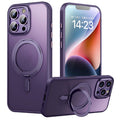 iPhone 16 Pro Case with a Stand - Purple