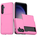Samsung Galaxy S24 case with slide card holder - Pink — Samsung