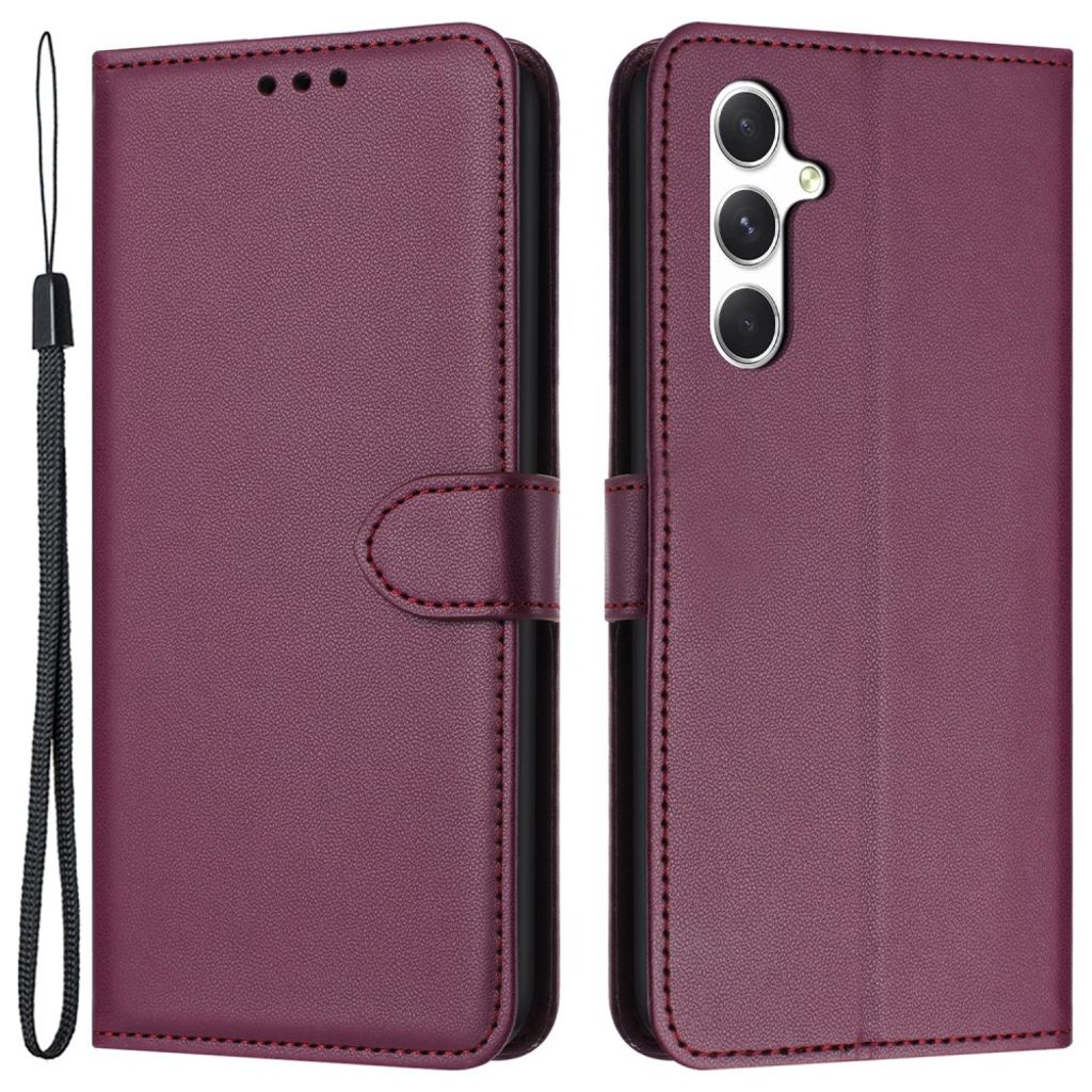 Samsung Galaxy S25 / S24 Wallet Cover with Strap - Purple — Samsung