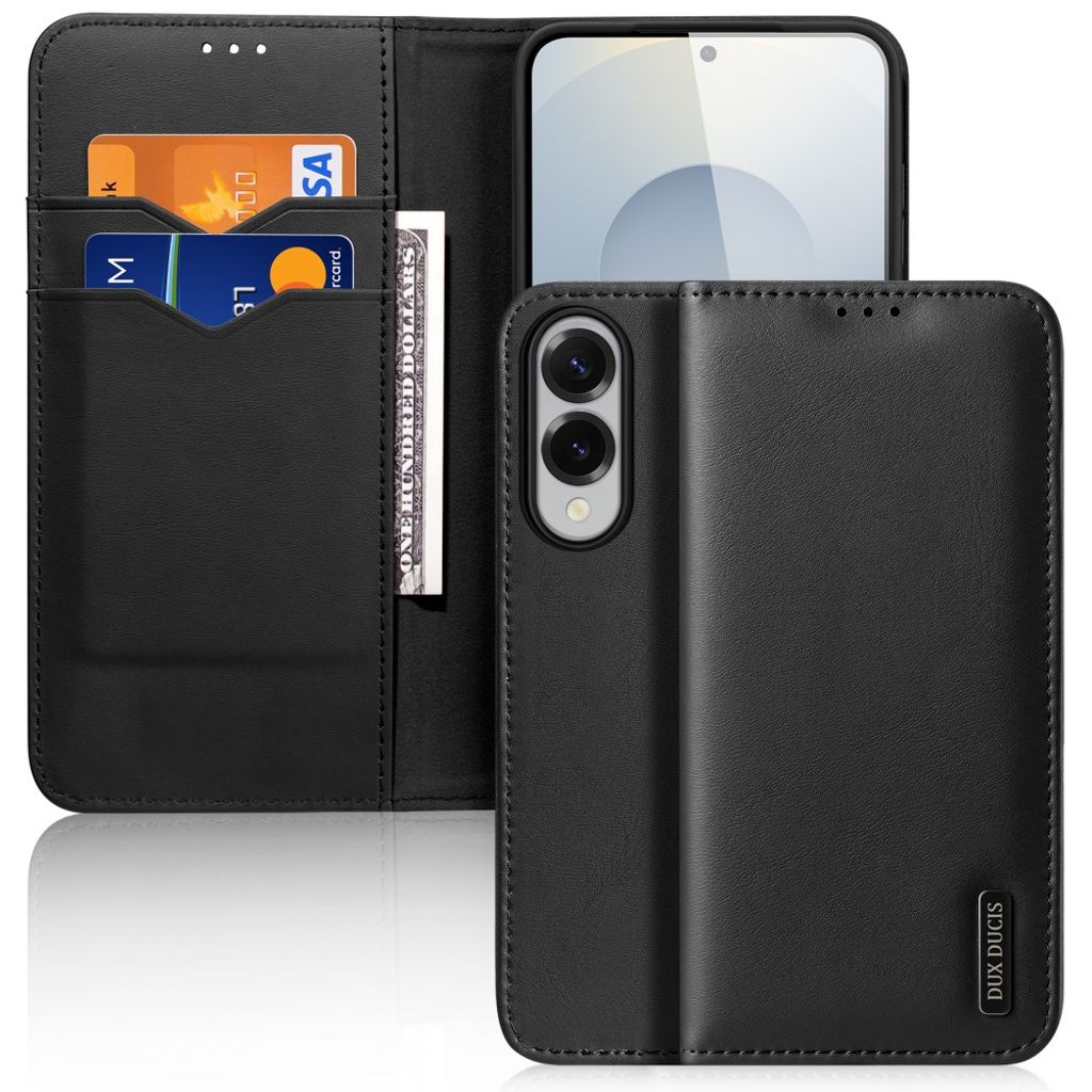 DUX DUCIS Samsung Galaxy S25 Edge Cover with Wallet - Black — DUX