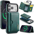 DG.MING iPhone 18 Pro Max/17 Pro Max Case with Magnetic Wallet - Green