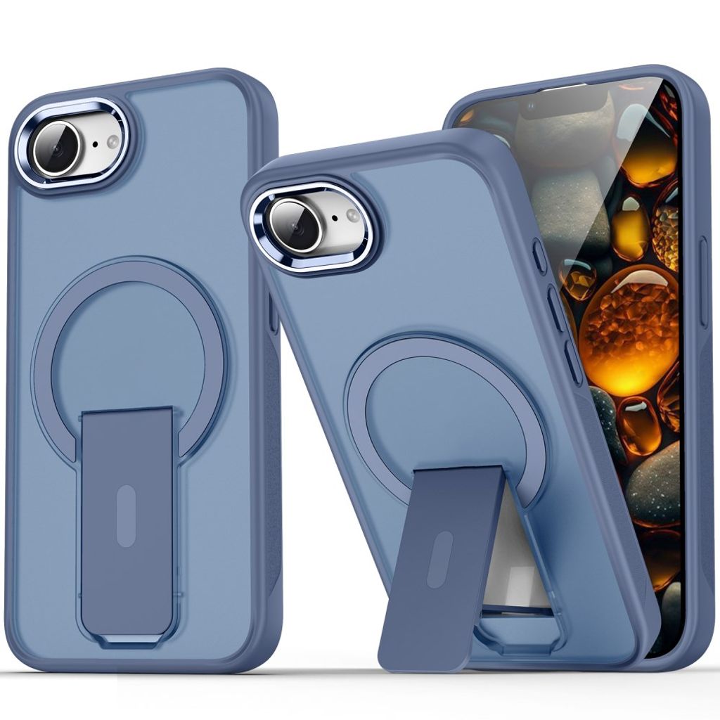 iPhone 17e/16e MagSafe Case with Stand - Blue — Övrigt