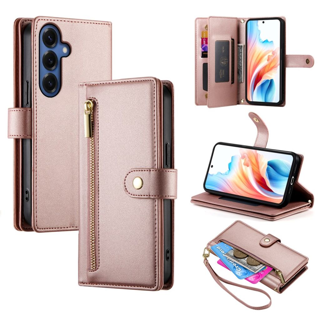 Samsung Galaxy S26 Wallet Cover with Strap - Pink — Samsung